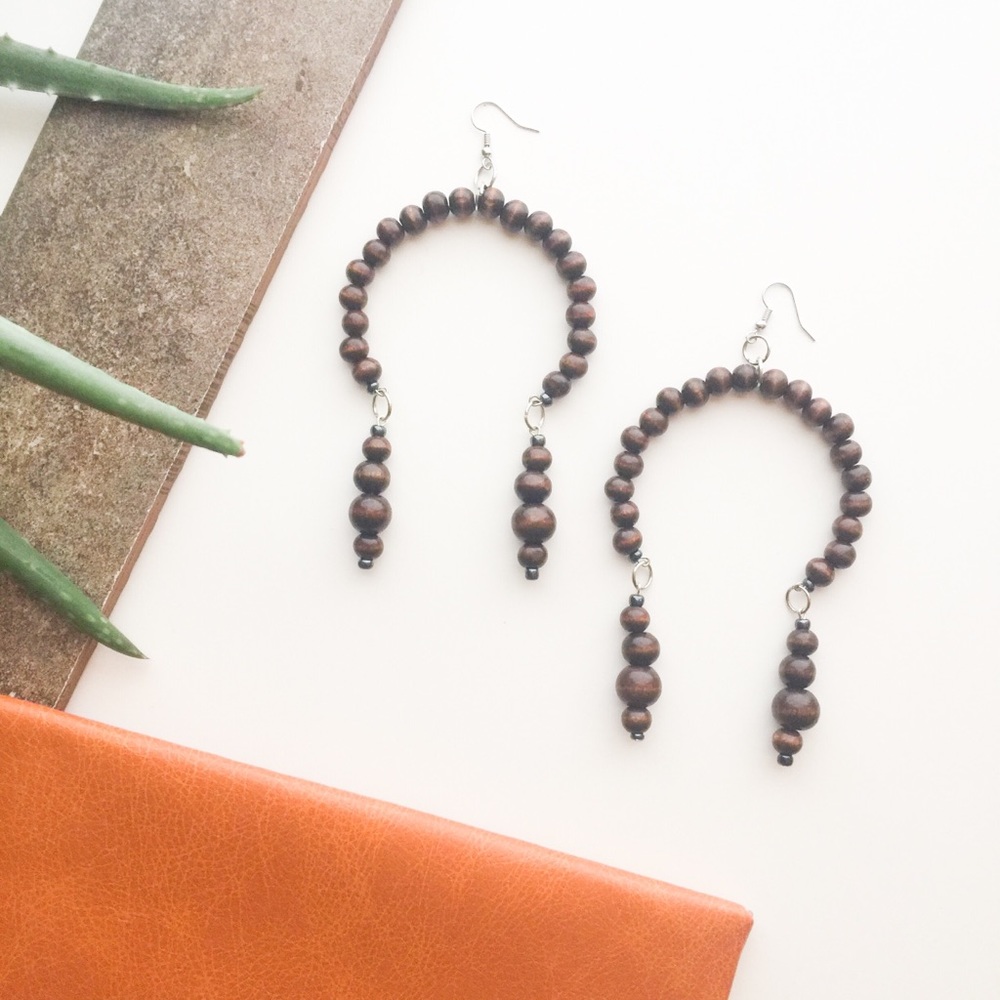 Marley Wood Earrings
